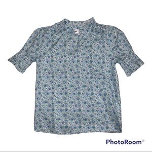 J.CREW Floral Blouse, Size XS.